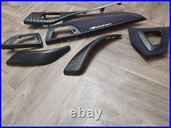 Bmw F21/F22/ Interior trim Wrap With 3D Carbon Fiber/Alcantara With Stitching