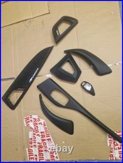 Bmw /F21/F22/ Interior trims. Wrap With matt carbon fiber & 10% genuine Alcantara