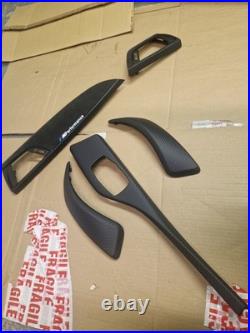 Bmw /F21/F22/ Interior trims. Wrap With matt carbon fiber & 10% genuine Alcantara