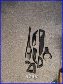 Bmw F21/F22 i Interior trims Full. Set Wrap With 3D Carbon Fiber & 99% Alcantara