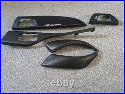 Bmw F22/F21 Interior trims Wrap with 3D Carbon fiber and 98% Alcantara. Quality