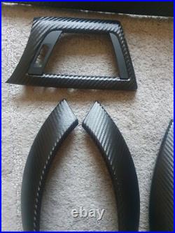 Bmw F30/f31/f32/f33/f34/f80/f82/f33 Interior trims. Wrap with 3D Carbon fiber