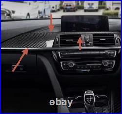 Bmw F32 F33 F36 4 Series Genuine Carbon Fibre Interior Dash Cover Trim Rhd Sport