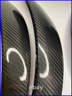 Bmw Genuine Carbon Fibre Interior Door Handle Cover Trims 3 Series F30 F31 F80