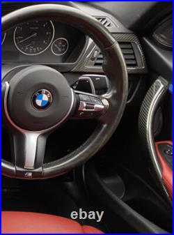 Bmw Genuine Carbon Fibre Interior Door Handle Cover Trims 4 Series F36 + M3 F80