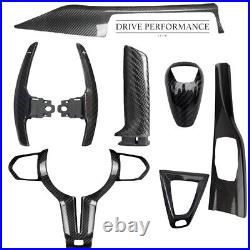 Bmw M3 F80 M4 F82 Genuine Carbon Fibre Interior Set Kit Dash Gear Wheel Trims