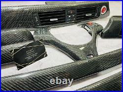 Bmw e92 e93 m3 v8 carbon fiber interior trims set