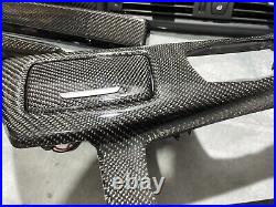 Bmw f10 f11 5 series carbon fiber interior trims set Carbon Skinning Service
