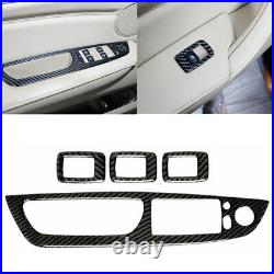 Car Carbon Fiber Interior Cover Sticker Kit fit for BMW X5 E70 X6 E71 08-13