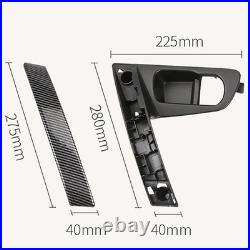 Car Carbon Fiber Interior Door Handles Base Interior Door Handle Cover