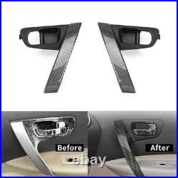 Car Carbon Fiber Interior Door Handles Base Interior Door Handle Cover