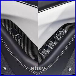 Car Dash Carbon Fiber Trim Interior Sticker For Ford Mustang Mach-E 2021-22 50PC