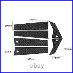 Car Dash Carbon Fiber Trim Interior Sticker For Ford Mustang Mach-E 2021-22 50PC