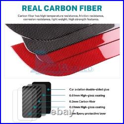 Car Door Anti-Kick Stickers Carbon Fiber for FIAT 500 08-24 Abarth 595 695 12-24