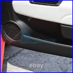 Car Door Anti-Kick Stickers Carbon Fiber for FIAT 500 08-24 Abarth 595 695 12-24