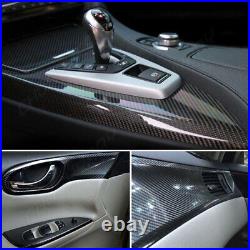 Car Interior Accessories Panel Black Carbon Fiber Sticker FOR BMW 1 Series 06-11