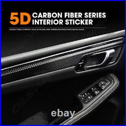 Car Interior Accessories Panel Black Carbon Fiber Sticker FOR BMW 1 Series 06-11