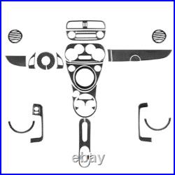 Car Interior Carbon Fiber Sticker Gear Air Outlet Decoration Accessories