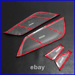 Car Interior Center Console Side Panel Trim For Ford Mustang 2015- 2020 4pcs