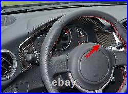 Car Interior Dasnboard Panel Cover Trim For Subaru BRZ GT86 Carbon Fiber Black