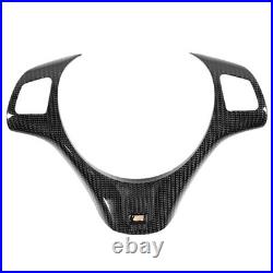 Car Interior Decor Trim Carbon Fiber Steering Wheel Cover Modified Lower Trim