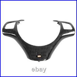 Car Interior Decor Trim Carbon Fiber Steering Wheel Cover Modified Lower Trim