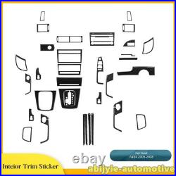 Car Interior Full Set Trim Carbon Fiber Sticker For Audi A4 S line 2005-2007