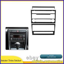 Car Interior Full Set Trim Carbon Fiber Sticker For Audi A4 S line 2005-2007