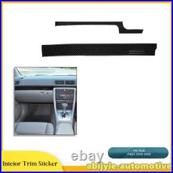 Car Interior Full Set Trim Carbon Fiber Sticker For Audi A4 S line 2005-2007