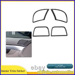 Car Interior Full Set Trim Carbon Fiber Sticker For Audi A4 S line 2005-2007