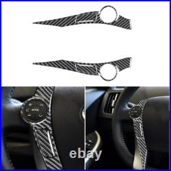 Car Interior Kit Trim Carbon Fiber Look Sticker For Toyota Prius 2012-2015