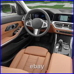 Car Interior Trim Cover Frame Kit For BMW 3 Series G20 2019-2020 Carbon Fiber