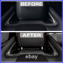 Car Seat Headrest Cover Trim For Toyota Corolla GR 2023-2025 2024 Carbon Fiber Car Seat Headrest Cover Trim For Toyota Corolla GR 2023-2025 2024 Carbon Fiber