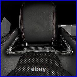 Car Seat Headrest Cover Trim For Toyota Corolla GR 2023-2025 2024 Carbon Fiber Car Seat Headrest Cover Trim For Toyota Corolla GR 2023-2025 2024 Carbon Fiber