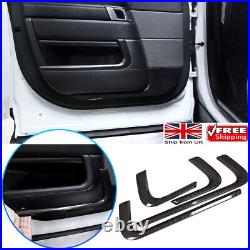 Carbon Fiber ABS Interior AC & Door Panel Cover Trim Set For Range Rover Sport