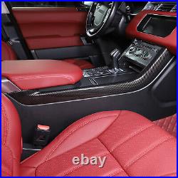 Carbon Fiber ABS Interior Center Trim Cover Set For Range Rover Sport 2014-17