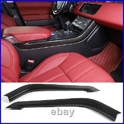 Carbon Fiber ABS Interior Center Trim Cover Set For Range Rover Sport 2014-17