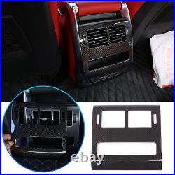 Carbon Fiber ABS Interior Center Trim Cover Set For Range Rover Sport 2014-17