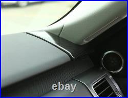 Carbon Fiber ABS Interior Center Trim Cover Set For Range Rover Sport 2014-17