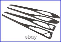 Carbon Fiber ABS Interior Door Panel Decor Trim For Alfa Romeo Stelvio 2017-2020