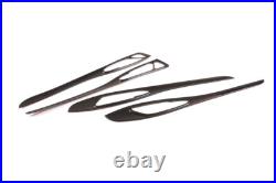 Carbon Fiber ABS Interior Door Panel Decor Trim For Alfa Romeo Stelvio 2017-2020