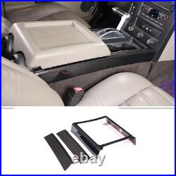 Carbon Fiber ABS Interior Gear Shift Side Frame Trim For Hummer H2 2003-2007