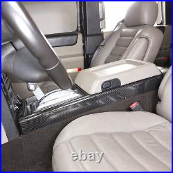 Carbon Fiber ABS Interior Gear Shift Side Frame Trim For Hummer H2 2003-2007