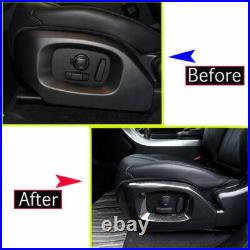 Carbon Fiber ABS Interior Seats Side Trim Frame Fits For Range Rover Sport 14-17