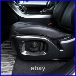 Carbon Fiber ABS Interior Seats Side Trim Frame Fits For Range Rover Sport 14-17