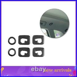 Carbon Fiber Black Car Interior Full Kit Trim Sticker For Audi Q5 2018-2020