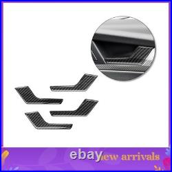 Carbon Fiber Black Car Interior Full Kit Trim Sticker For Audi Q5 2018-2020