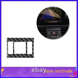 Carbon Fiber Black Car Interior Full Kit Trim Sticker For Audi Q5 2018-2020