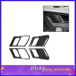 Carbon Fiber Black Car Interior Full Kit Trim Sticker For Audi Q5 2018-2020