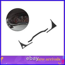 Carbon Fiber Black Car Interior Full Kit Trim Sticker For Audi Q5 2018-2020